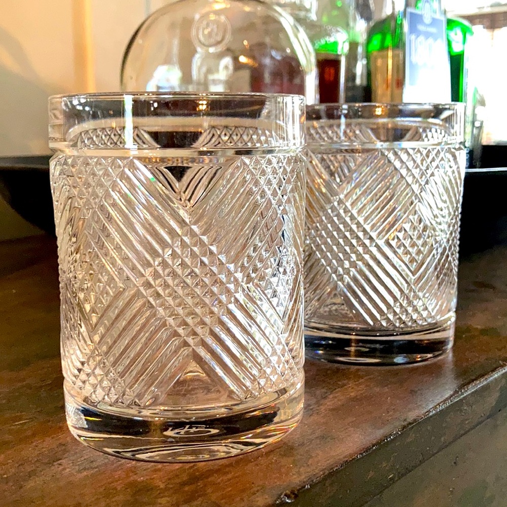 Pair of Vintage Ralph Lauren Argyle Rocks Glasses